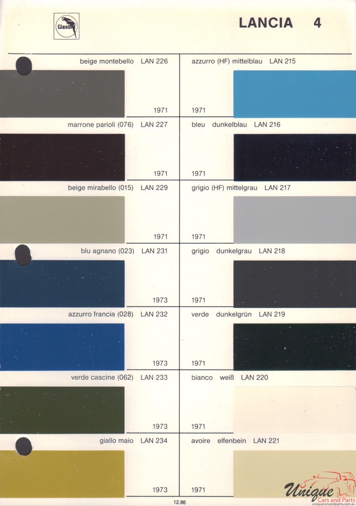1973 Lancia Paint Charts Glasurit 1.jpg
