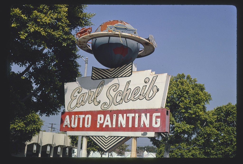 Earl_Schieb_Auto_Painting_sign,_upper_detail,_Olympic_Boulevard,_Beverly_Hills,_California_LOC...jpg