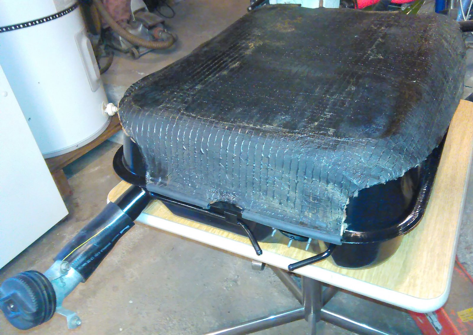X19 Gas tank after painting with insulation attached.jpg
